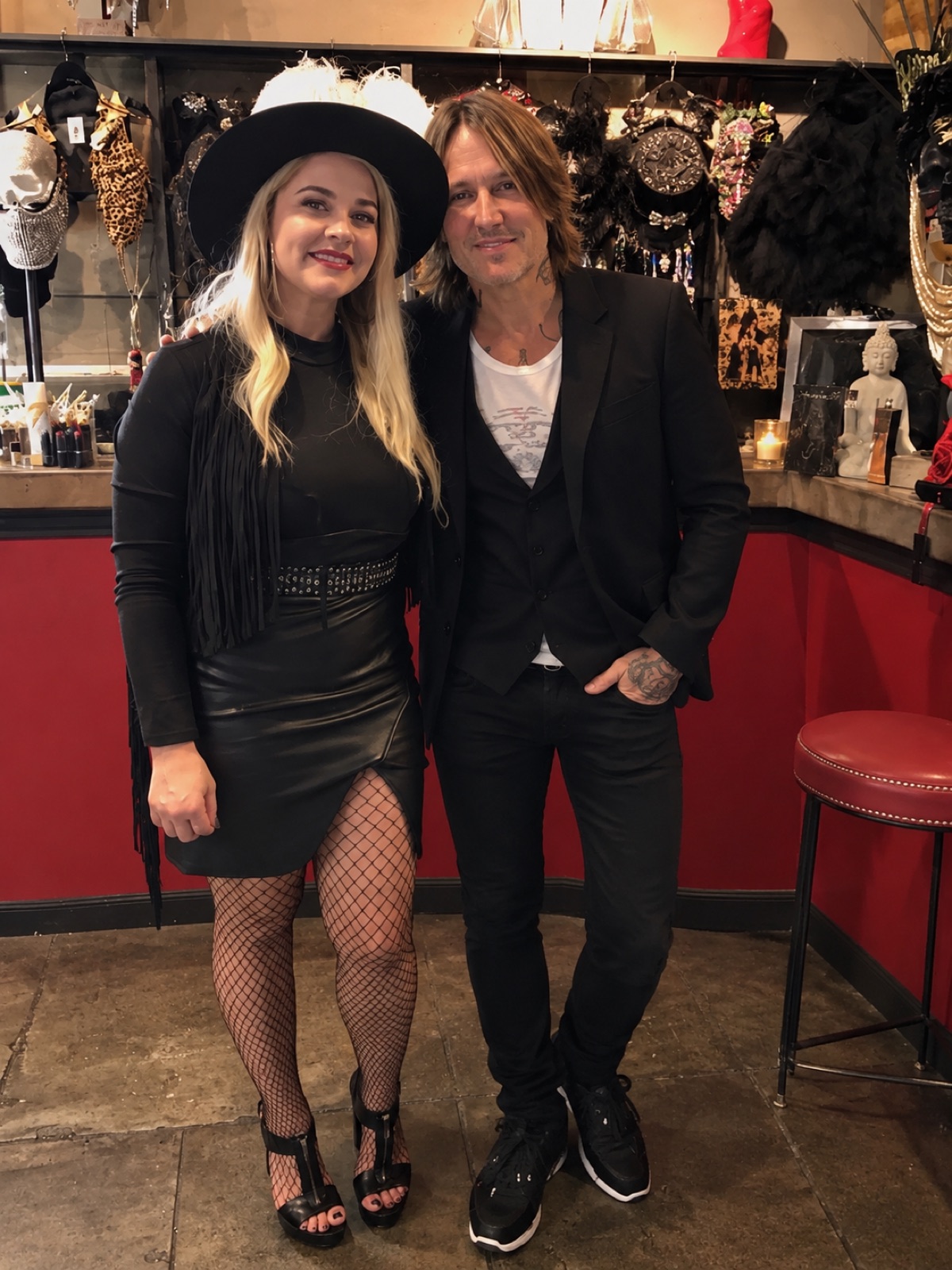 Chelsea Adair with Keith Urban
